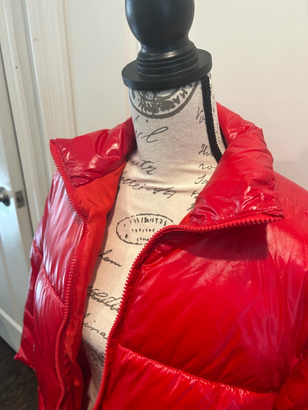 Target Red Women's Puffer Jacket - Picture 3 of 3
